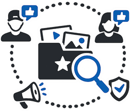 Influencer content library
